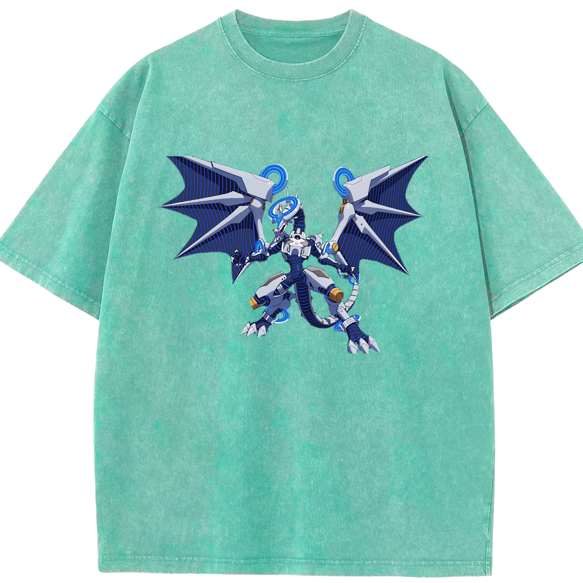 （画像用） 遊☆戯☆王 Yu-Gi-Oh! 綿100% ヴィンテージ風 半袖Tシャツ（フロントプリント）